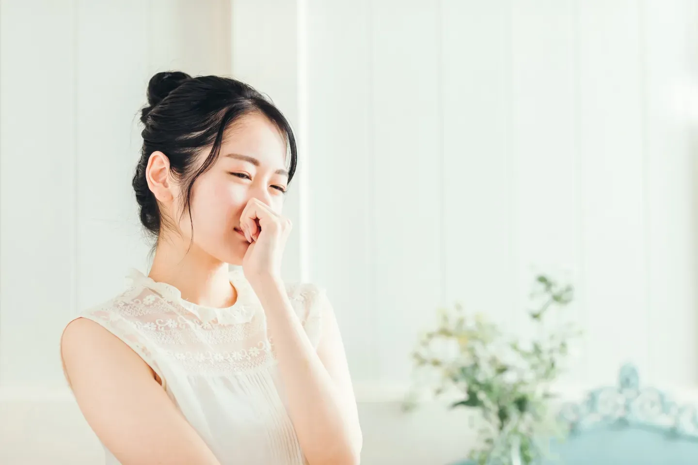 匂いをテーマにしたイメージ写真