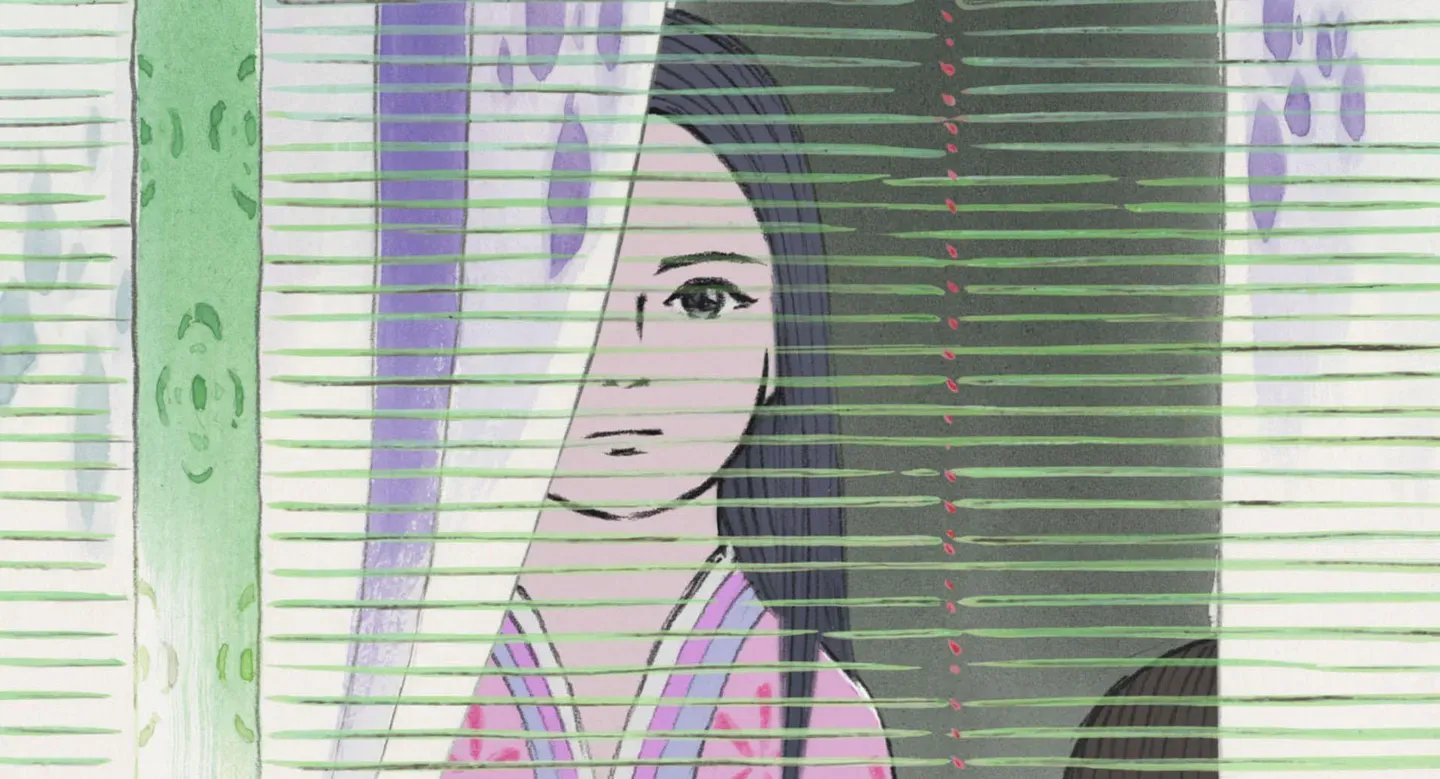 映画『かぐや姫の物語』の一場面