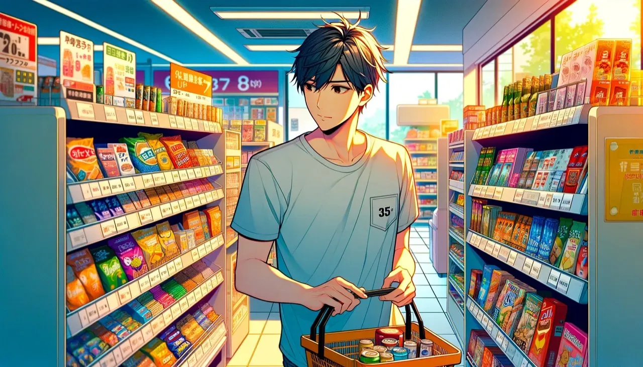 お店で買い物を楽しむ人のイメージ画像