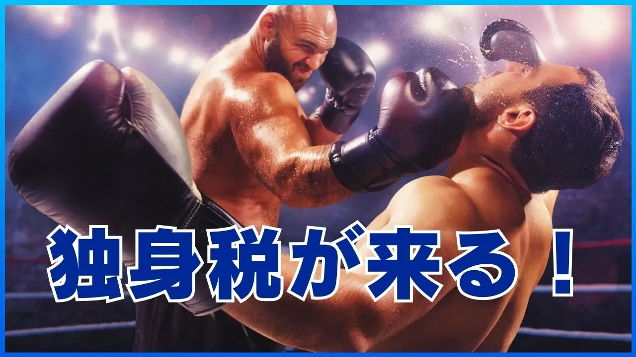 独身税について考える独身男性のイメージのアイキャッチ